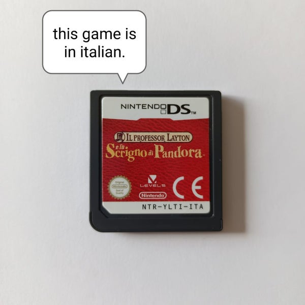 Nintendo DS game | Professor Layton and Pandora's box (Italian) Carousel 1
