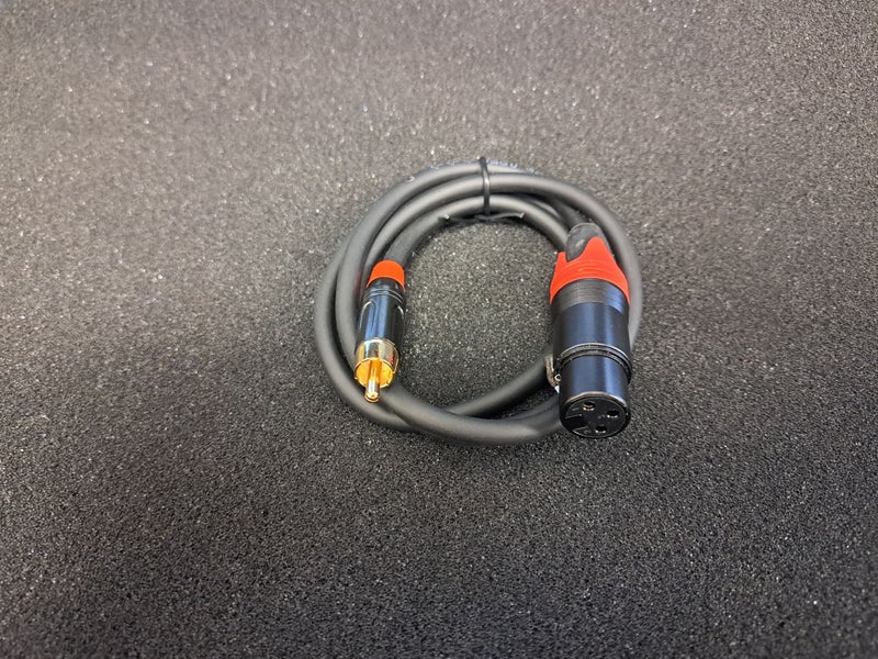 1m Female XLR to RCA male Cable (CB-100) Carousel 1
