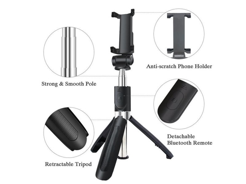 Mini Tripod Bluetooth Selfie Stick63617774528898113