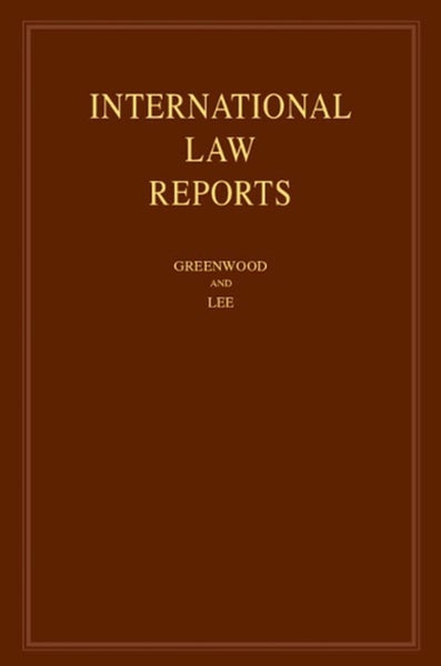 International Law Reports: Volume 207 by Christopher Greenwood - Hardcover Carousel 1