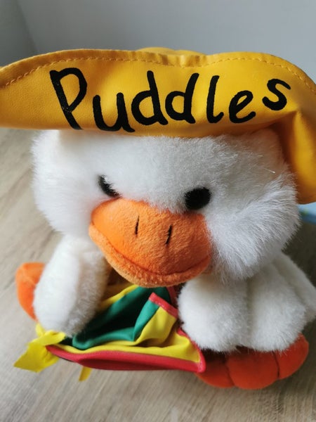 Vintage Puddles the duck in yellow raincoat & hat Carousel 2