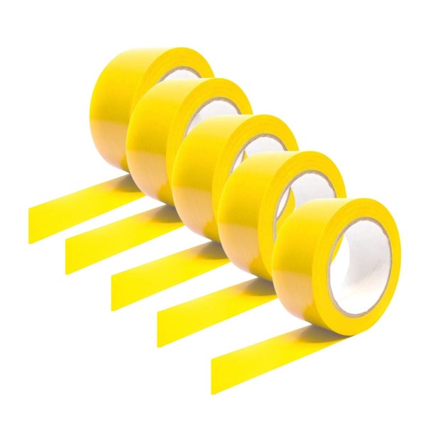 Dolphy Floor Marking Tape (Pack of 5) - Yellow Carousel 1