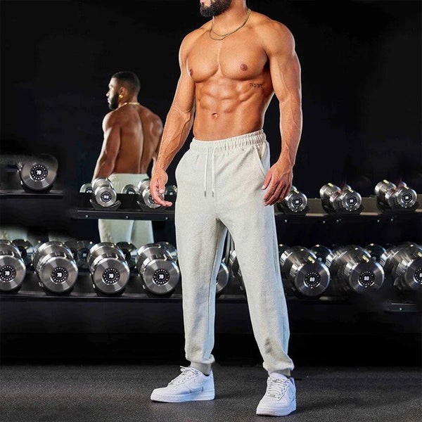 New Men's Thickened Sweatpants Loose Pockets Warm Outwear For Carousel 2