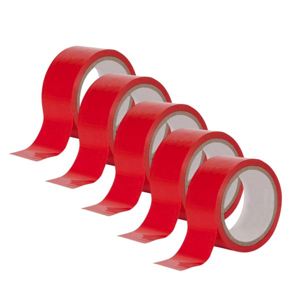 Dolphy Floor Marking Tape Red (Pack of 5) - High Visibility Safety Tape, Stro... Carousel 6