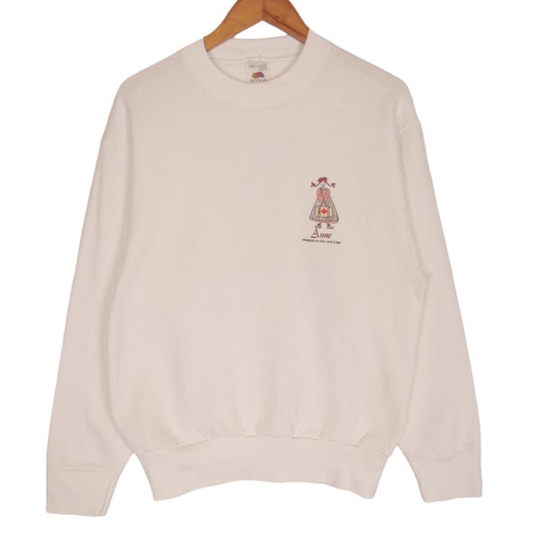 Vintage 1990 Made in Canada Anne of Green Gables Promotional Sweatshirt Large Carousel 1