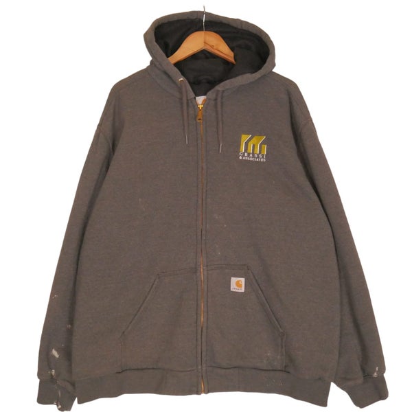 Carhartt Lined Soft Shell Full Zip Hooded Jacket XL Carousel 1