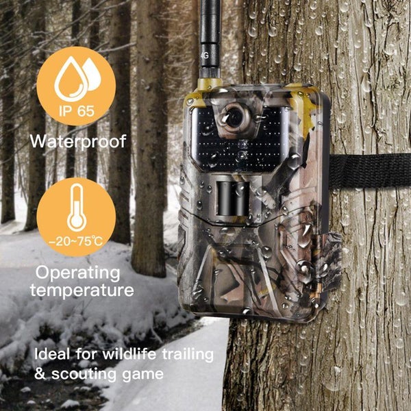 Live Video Trail Camera APP Game Camera Cloud Service 4G 30MP Wireless Wildlife Carousel 10