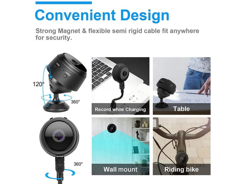 Smart Wireless Mini Spy Camera Carousel 16