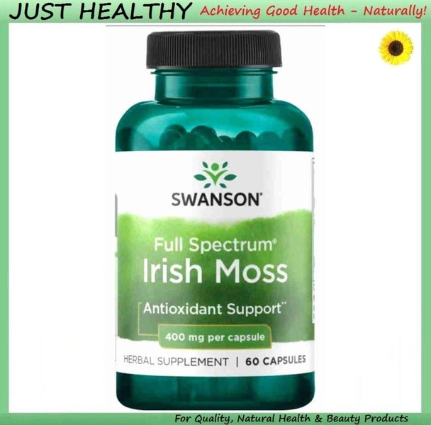 IRISH MOSS - FULL SPECTRUM - 400 mg PER CAPSULE - 60 CAPS Carousel 1