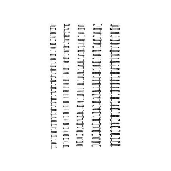 Gbc binding wire 34 loop 8mm silver pk100 Carousel 1