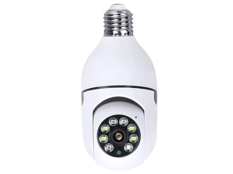 WiFi Panoramic Bulb Camera 1080P Wireless Home Surveillance Camera Night Vision Carousel 1