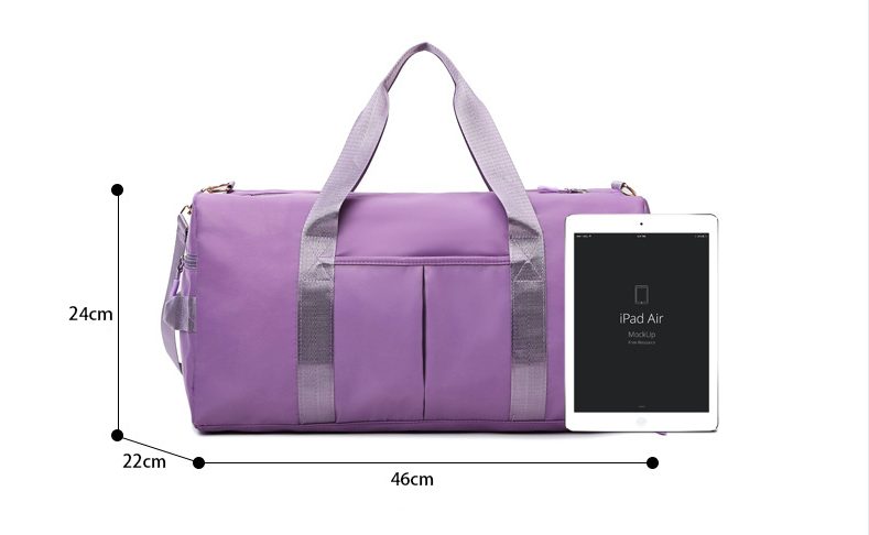 Yoga Travel Handbag w/ Dry-Wet Compartment & Crossbody Strap Carousel 2