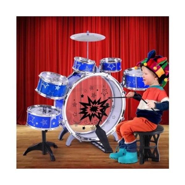 Keezi 11 Piece Kids Drum Set Carousel 7
