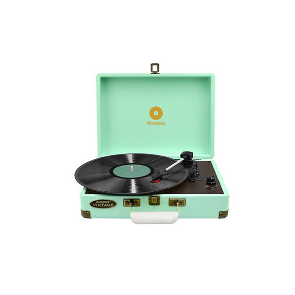 Mbeat Woodstock Retro Turntable Player Tiiffany Blue Carousel 2