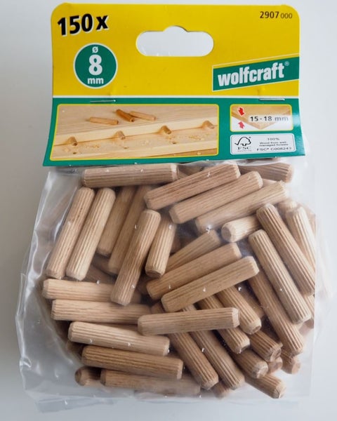 Dowel pins - European Beech -6/8/ 10mm Carousel 5