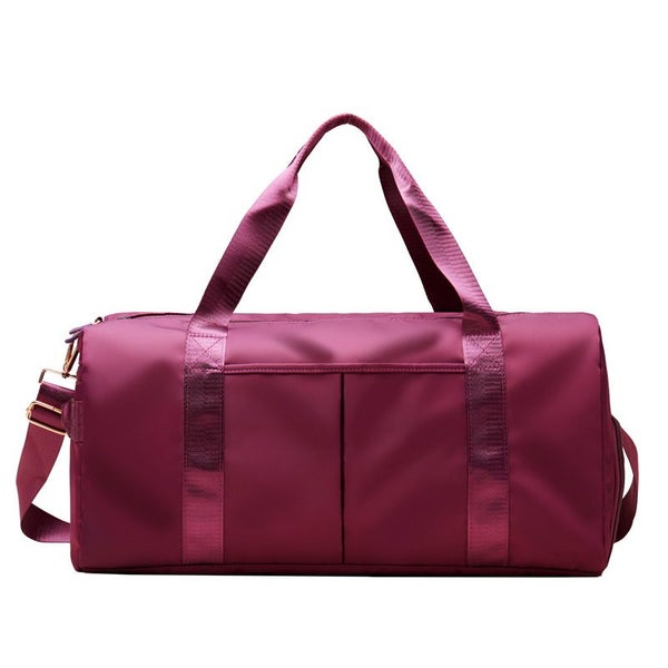 Yoga Travel Handbag w/ Dry-Wet Compartment & Crossbody Strap Carousel 1