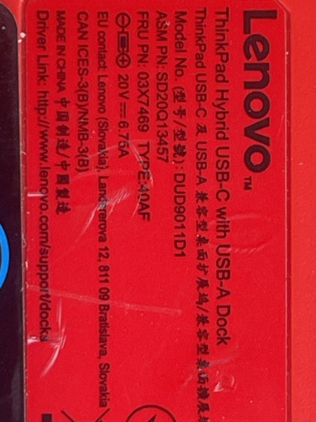 ThinkPad Hybrid USB-C with USB-A Dock - Dual UHD 4K Resolution Carousel 2