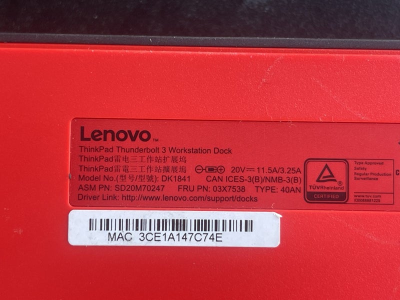 thinkpad thunderbolt 3 workstation dock Carousel 1