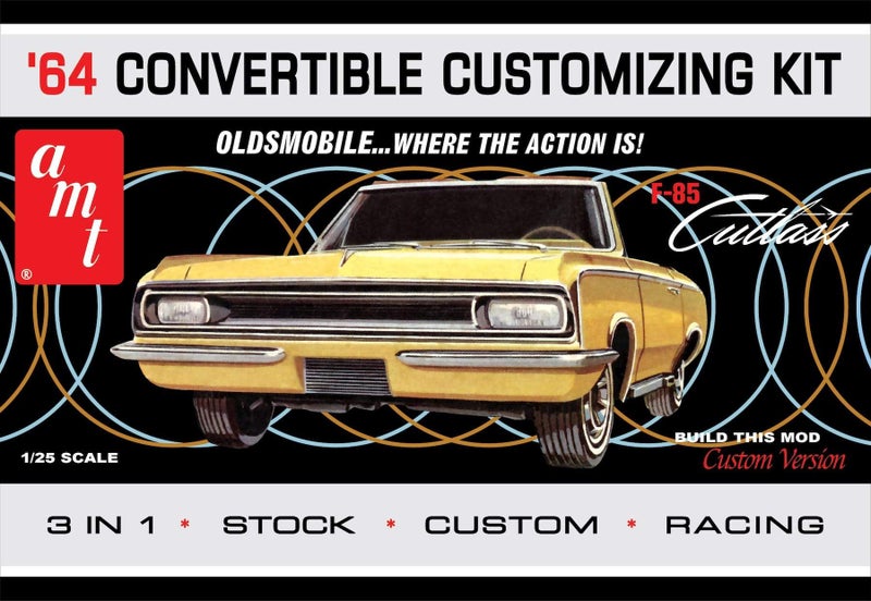 AMT 1:25 1964 Olds Cutlass F-85 Convertible Carousel 1