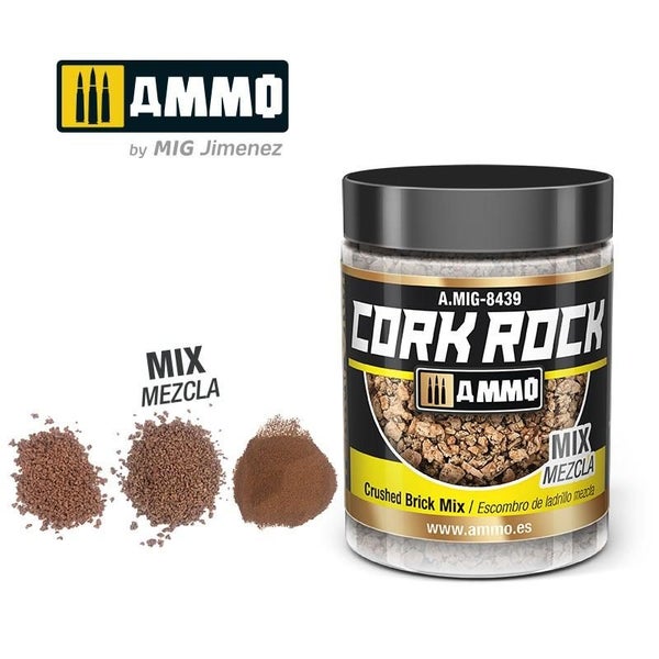 Ammo Terraform Cork Rock Crushed BrickMix (100mL) Carousel 1