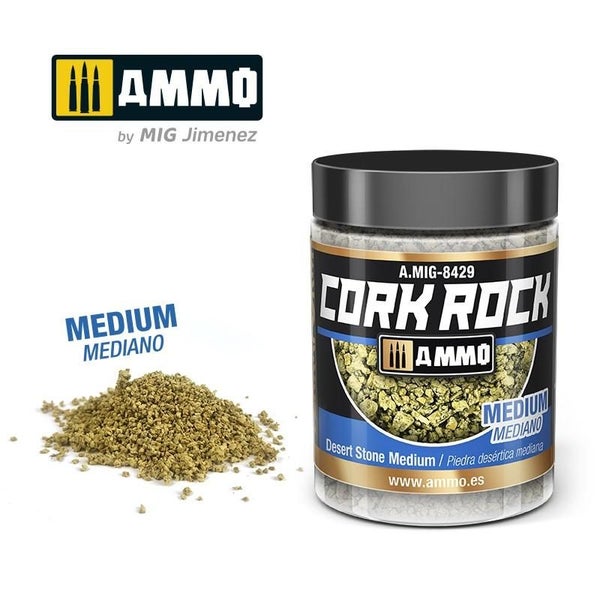 Ammo Terraform Cork Rock Desert Stone Medium (100ml) Carousel 1