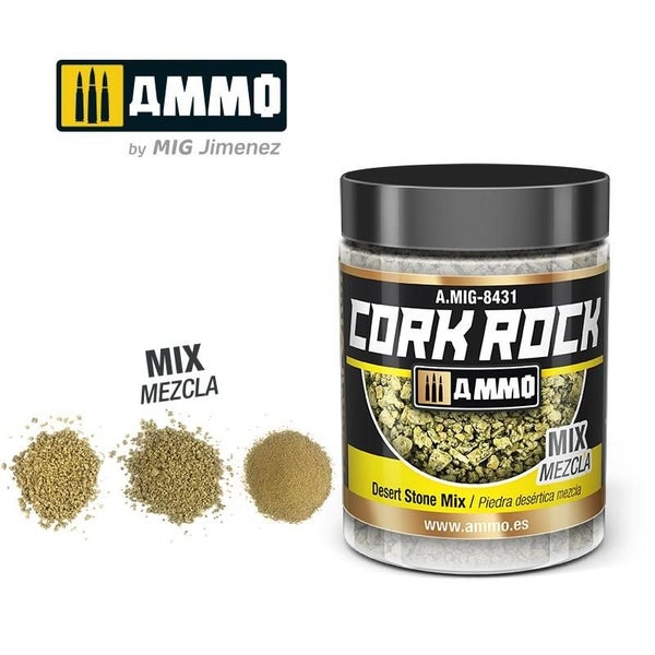 Ammo Terraform Cork Rock Desert Stone Mix (100ml) Carousel 1