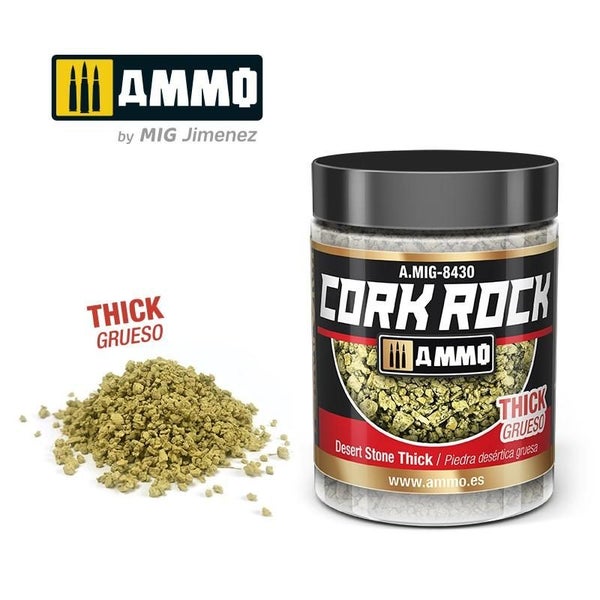 Ammo Terraform Cork Rock Desert Stone Thick (100ml) Carousel 1