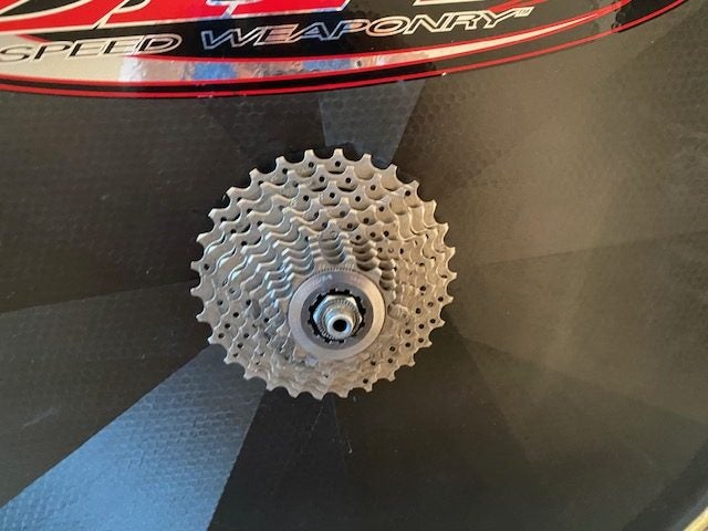 Zipp 650b Carbon Disc rear wheel - 10 Spd Carousel 2