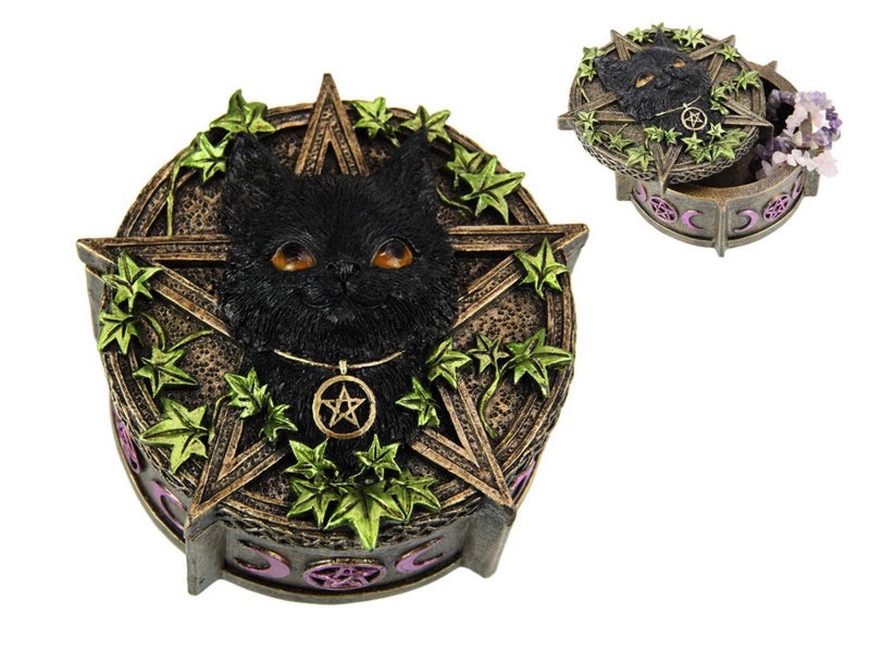 Black Cat - Trinket Box Carousel 1