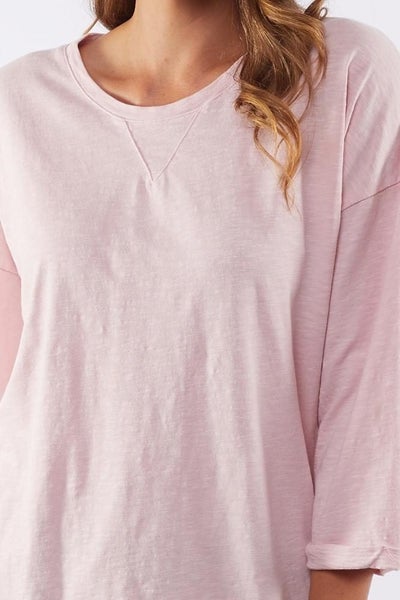 Elm Annie 3/4 Sleeve Tee Pink Lady Carousel 2