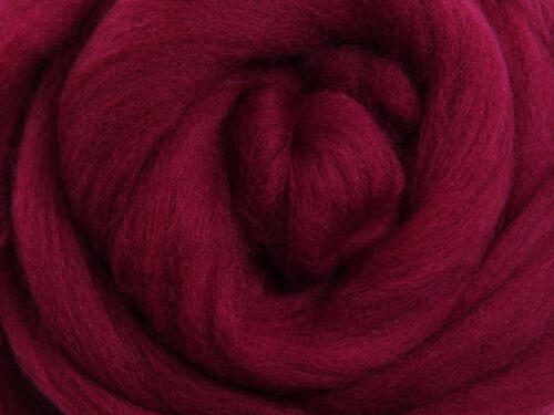 Ashford Merino Sliver - 100gm Bag 047 Raspberry Carousel 1