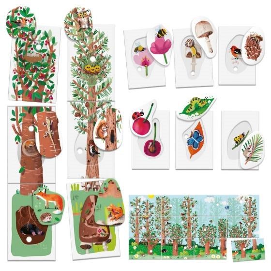 Headu Flashcards My First Nature Montessori Carousel 2