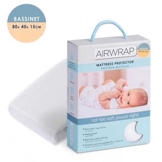 Little Linen Airwrap Mattress Protector - Bassinet Carousel 1