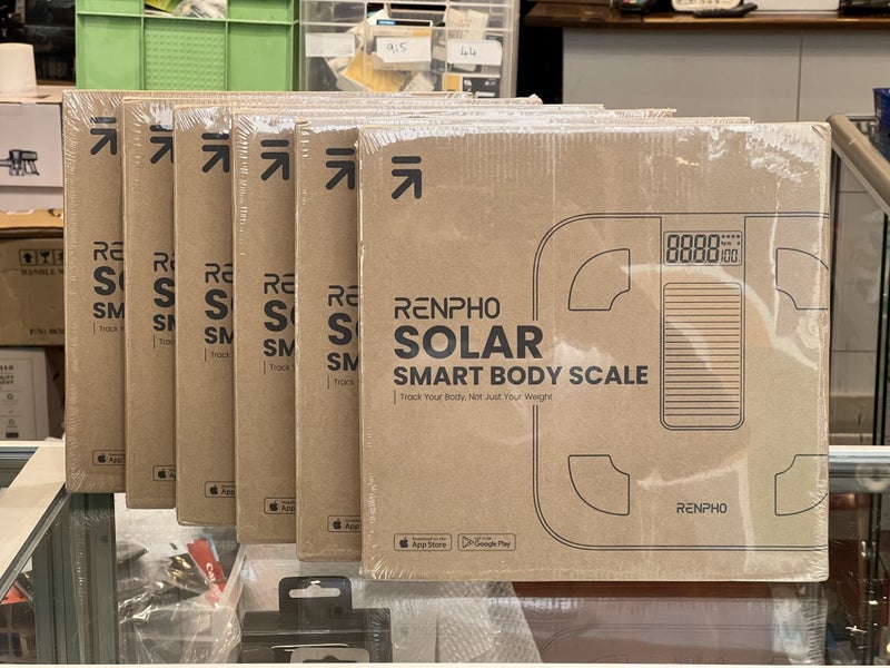 RENPHO Elis Solar Power Digital Bathroom Smart Scale + AfterPay Carousel 1