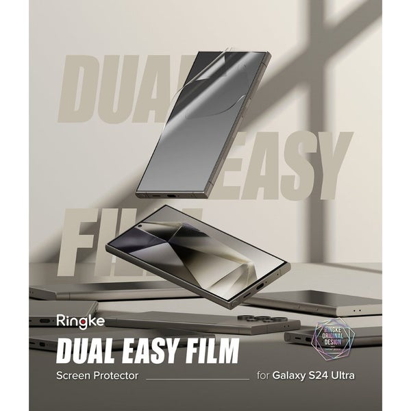Samsung Galaxy S24 Ultra Screen Protector Dual Easy Film [2 Pack] Carousel 2