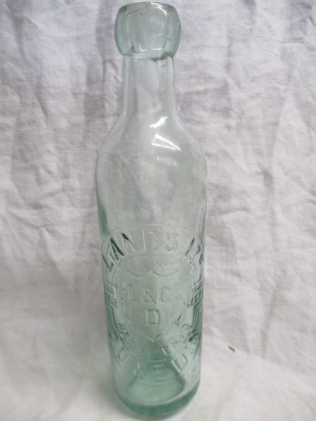 Old NZ Blob Top Beverage Bottle - Lanes Ltd Dunedin New Zealand Carousel 1