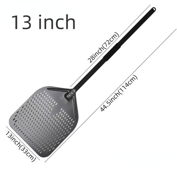 Anygleam Pizza Shovel 33 cm x 114cm Dark Grey for Perforated Peel with Metal ... Carousel 2