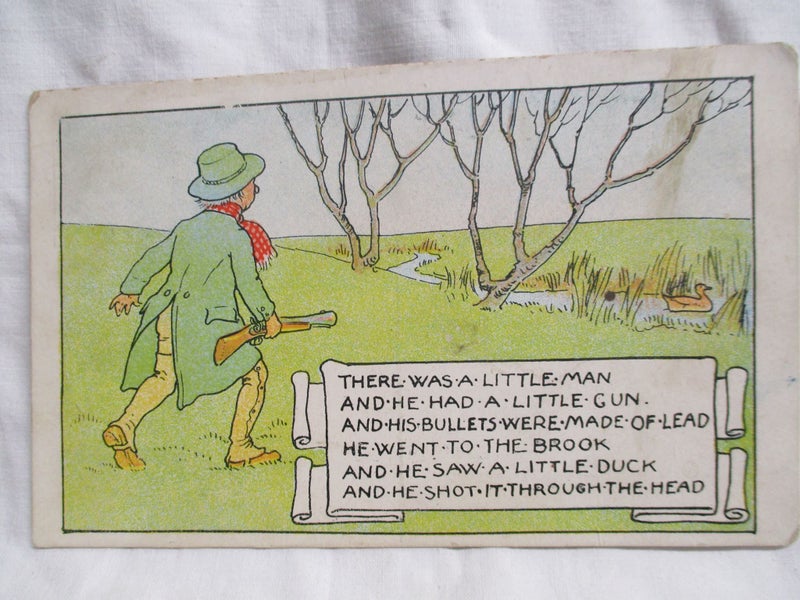 Old Nursery Rhyme Artist Postcard .. PC 033 Carousel 1
