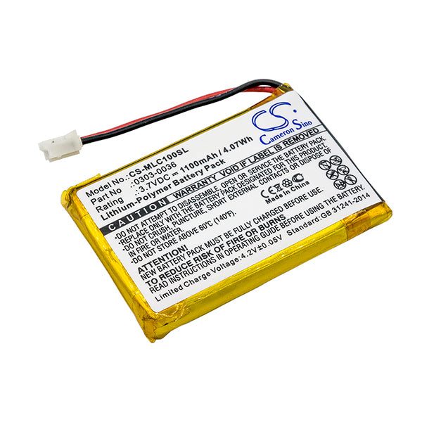 Cameron Sino Mlc100Sl 1100Mah Battery Minelab Survey Test Equipment Carousel 2