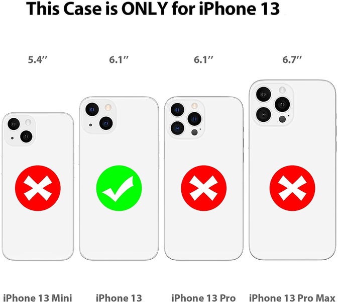 1x Shockproof phone Cover for iPhone 13 Carousel 2