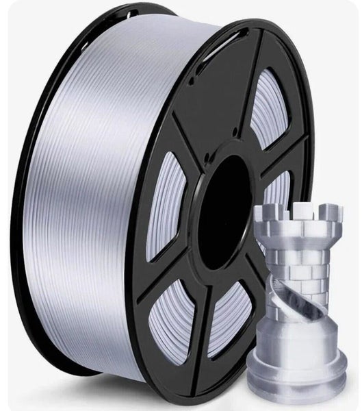 3D Printer Filament PLA Silk Silver 2029121 Carousel 1