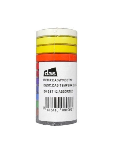 Das Tempera Blocks S0 Set 12 Assorted Carousel 1