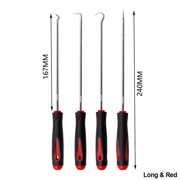 4Pcs 24cm/16cm Car Auto Vehicle Oil Seal Screwdrivers Set O-Ring Seal Carousel 1