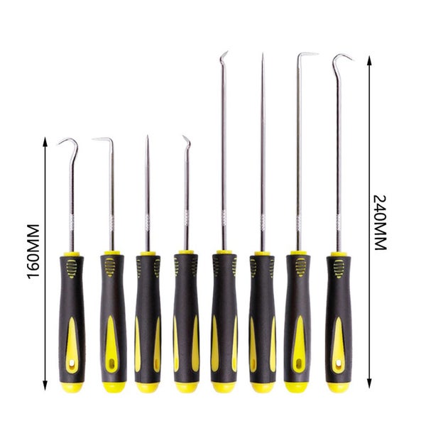 4Pcs 24cm/16cm Car Auto Vehicle Oil Seal Screwdrivers Set O-Ring Seal Carousel 7