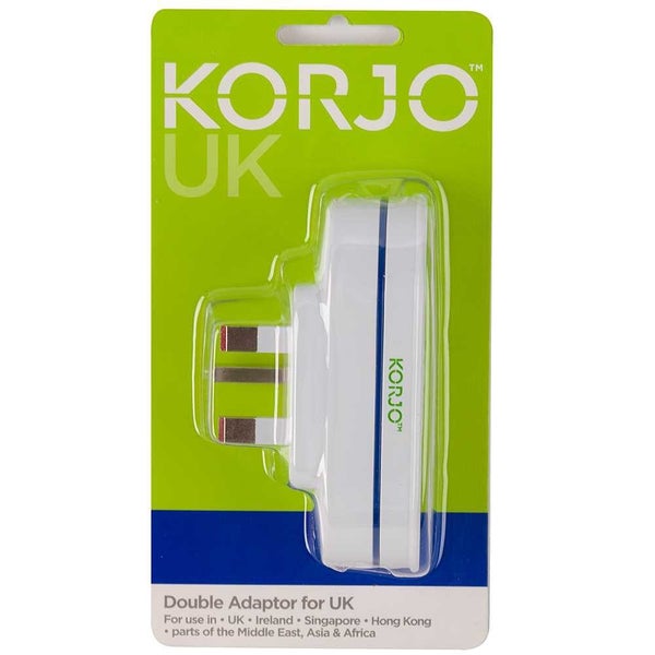 Korjo Great Britain Double Adaptor Plug Carousel 1