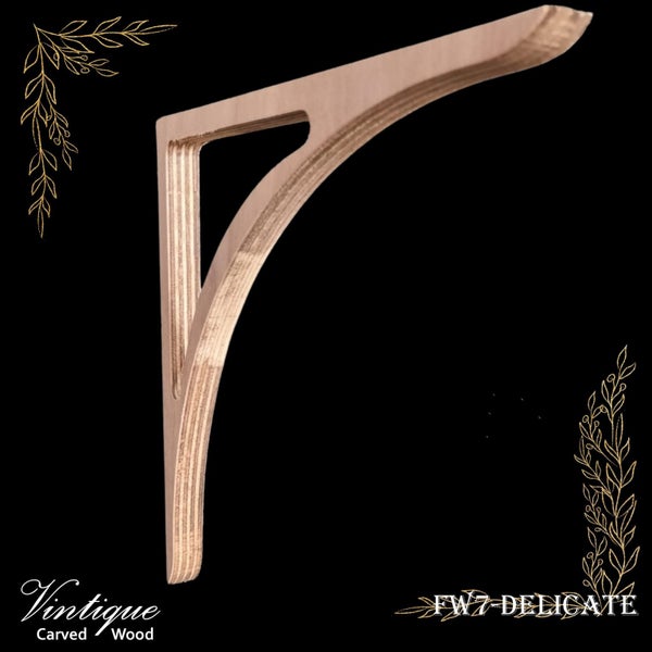 Carved wooden Lace Fretwork-Cottage DELICATE (FW7-DEL) 248mm x 248mm Carousel 2