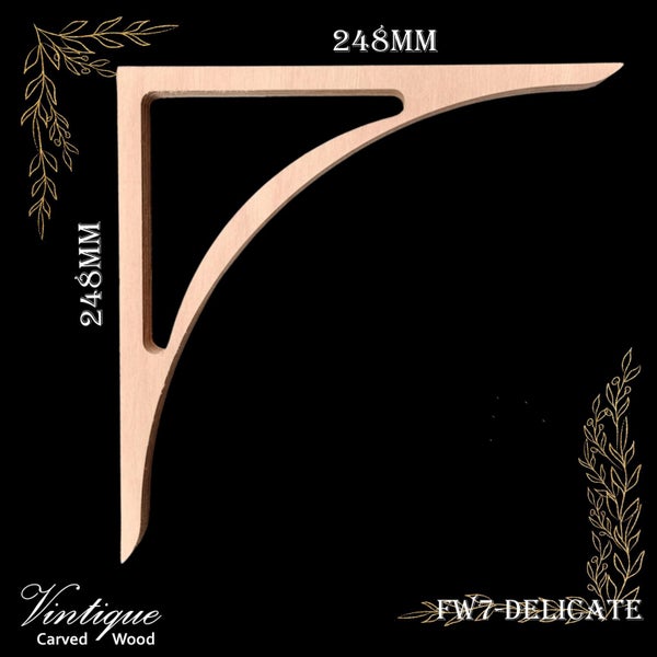 Carved wooden Lace Fretwork-Cottage DELICATE (FW7-DEL) 248mm x 248mm Carousel 3