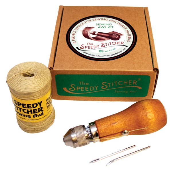 SPEEDY STITCHER Sewing Awl Repair Tool three piece Kit Made in USA Carousel 3