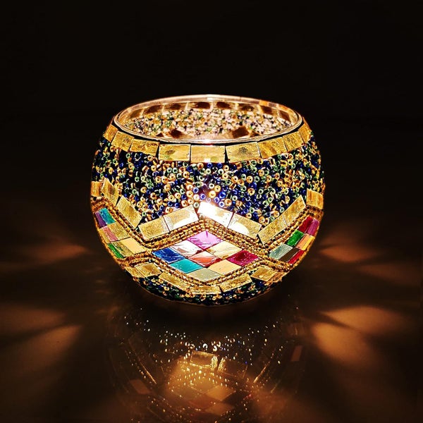 Glass Candle Holder Tea Light Holders Sale NZ Stock Deal Carousel 12