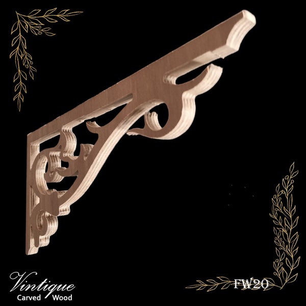 Carved wooden Lace Fretwork Corner -Stratford (FW20)443m x 160mm Carousel 2
